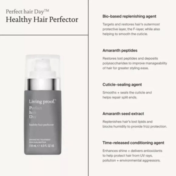 LIVING PROOF-Perfect Hair Day-Healthy Hair Perfector Enhancing Treatment 4oz-NEW - Picture 2 of 3